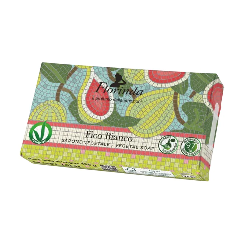 Florinda Jabón vegetal Fico Bianco 100 g