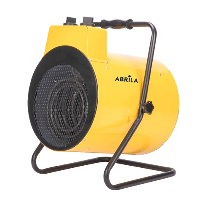 Abrila Fabrilamp Termoventilador Industrial Acero Inoxidable DIVITY 9000W Amarillo Trifásico 400V