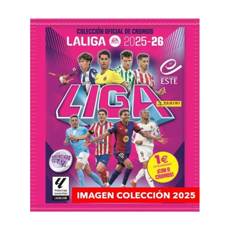Panini Sobres liga este 2026-2027