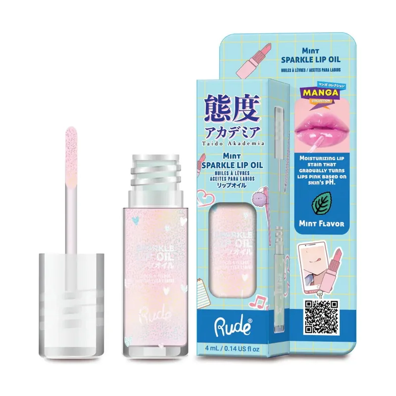 Rude cosmetics RUDE Manga Sparkle Lip Oil