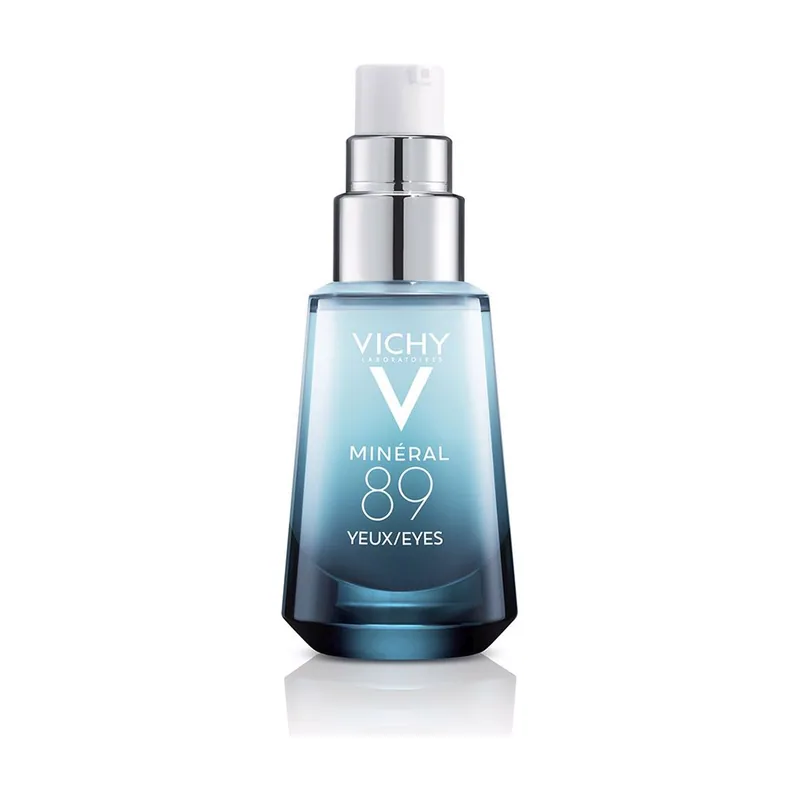 Vichy MINÉRAL 89 contorno de ojos reparador combate bolsas y ojeras con ácido hialurónico y cafeína 15 ml