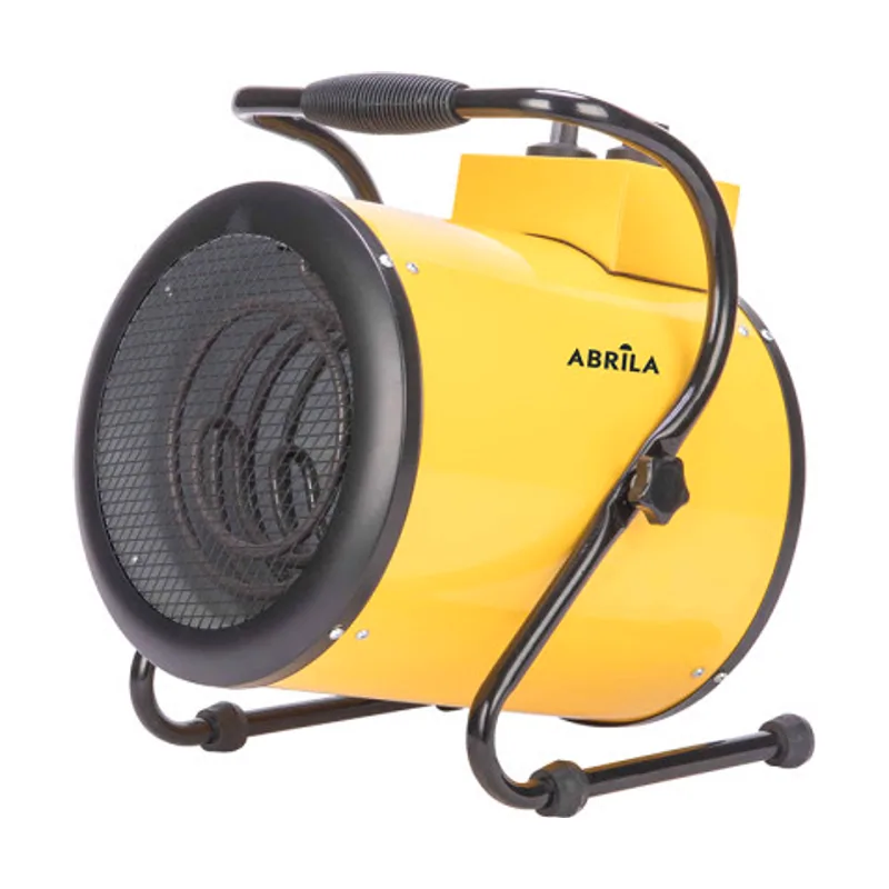 Abrila Fabrilamp Termoventilador Industrial Acero Inoxidable DIVITY 5000W Amarillo Trifásico 400V