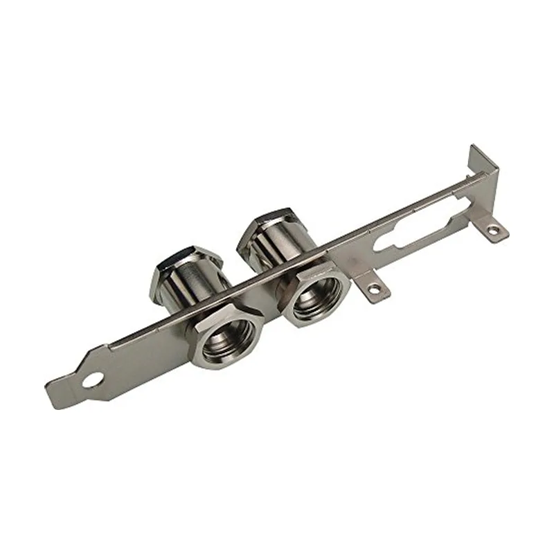 Koolance compatible PCI-Slot-Bracket mit 2 G1/4-Zoll-Durchführungen