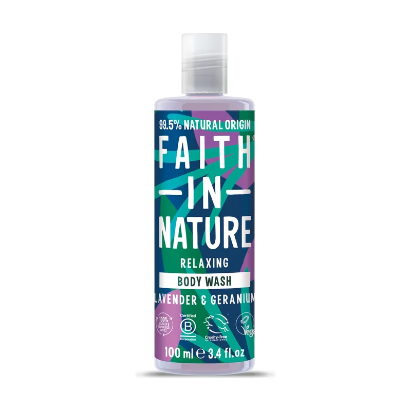 Faith in nature Gel de ducha relajante de lavanda y geranio