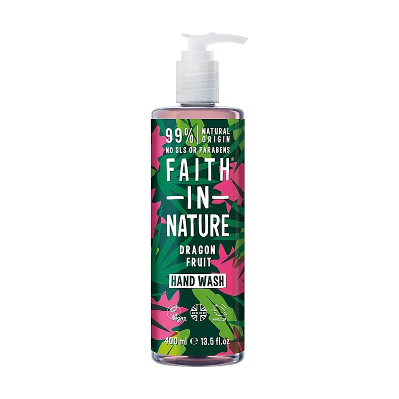 Faith in nature Loción natural de lavado de manos de frutas de dragón