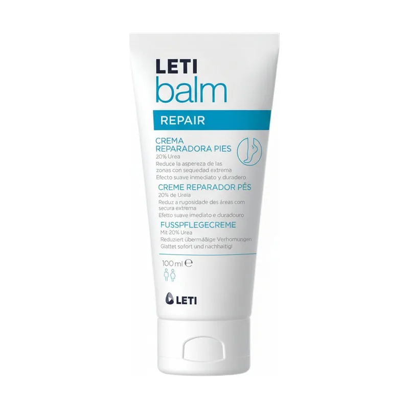 Leti balm Repair Pack Crema Reparadora De Pies 100ml Necesaria