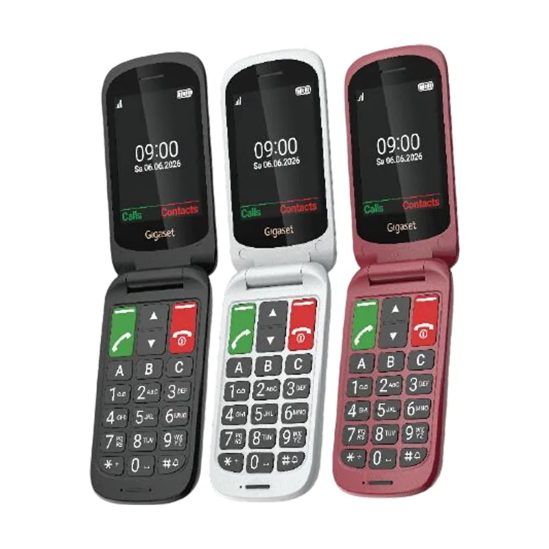 Gigaset GL40 7,11 cm 88 g Negro para personas mayores