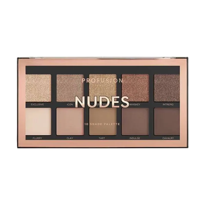 Profusion cosmetics Paleta de sombras de ojos de 10 tonos