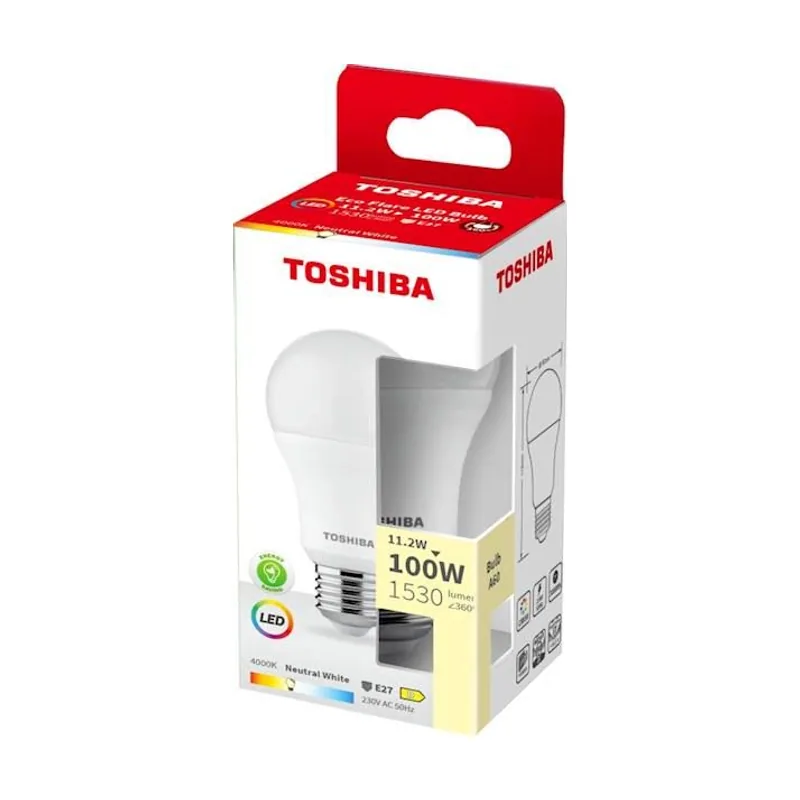 Toshiba Bombilla led ecoflare a60 e27
