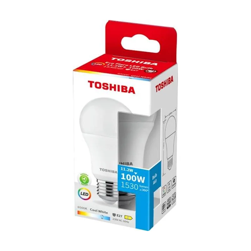 Toshiba Bombilla led ecoflare a60 e27