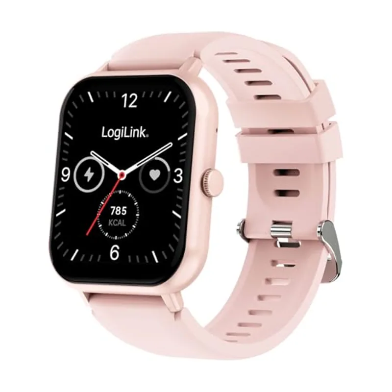 LogiLink Smartwatch Edge pantalla táctil LCD de 1,83 pulgadas