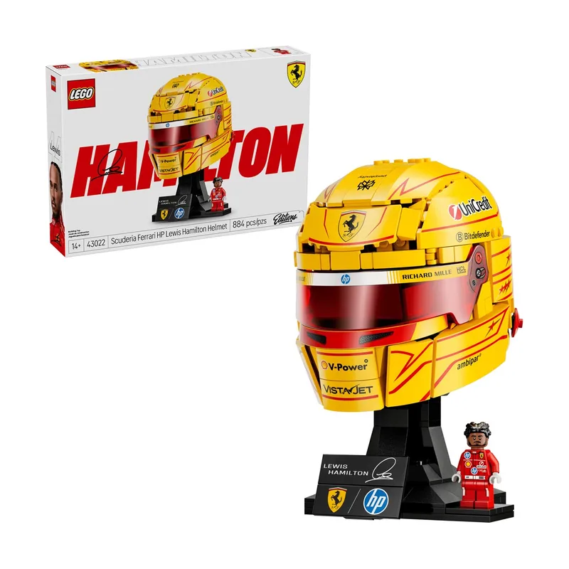 Lego Editions Scuderia Ferrari HP Lewis Hamilton Helmet
