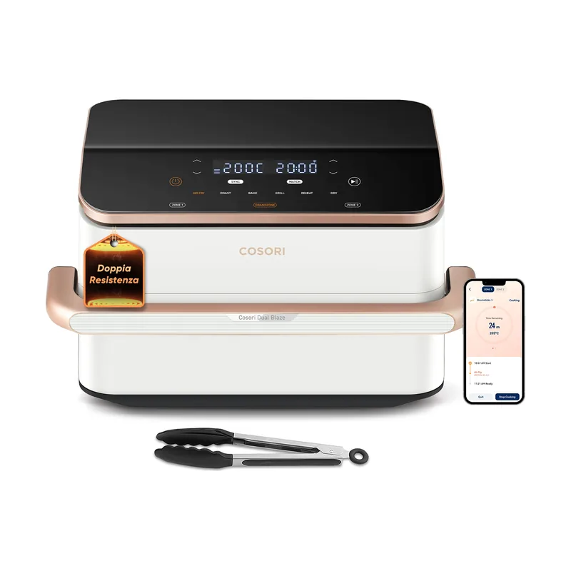 Cosori Blaze Twinfry Chef Edition Doble 10 L Independiente 2800 W