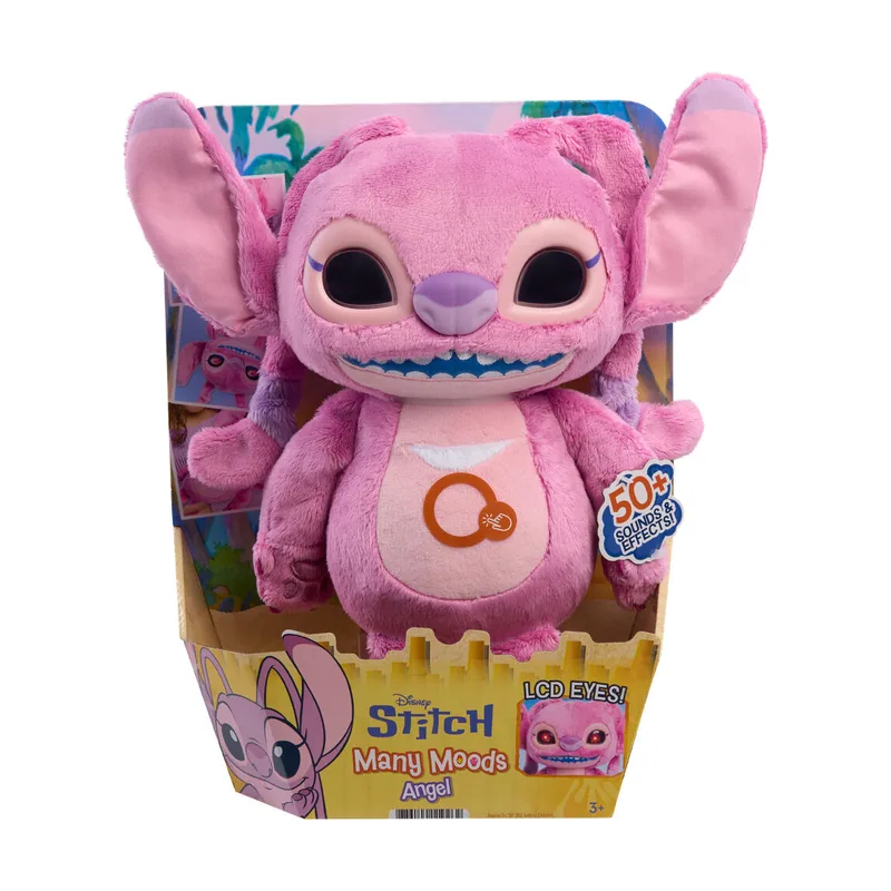 Just play Peluche Disney Mil Caras Angel Interactivo de 34 cm