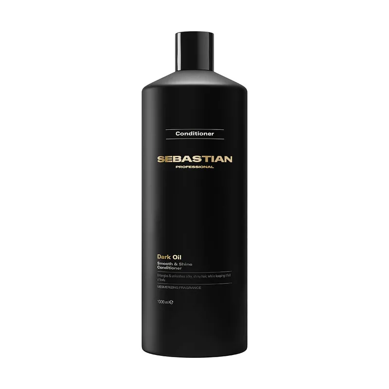 Sebastian Professionals DARK OIL acondicionador desenredante profesional para un cabello sedoso y brillante 1000 ml