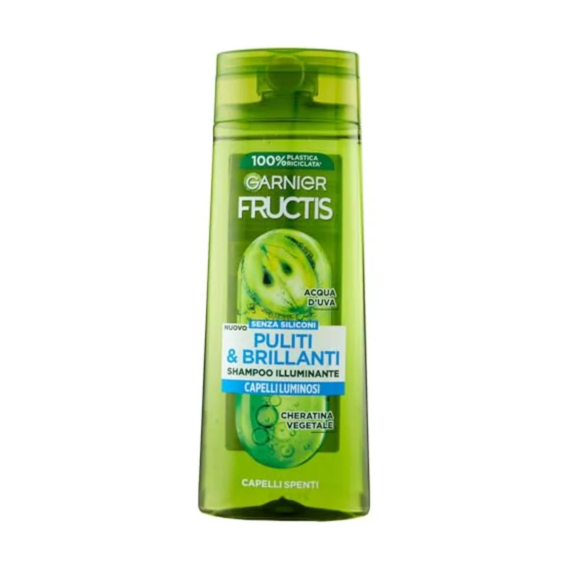 Fructis puliti&brillianti champu 2in1 normal acqua duva