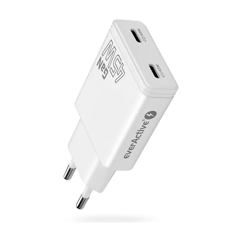 Everactive Charger gan 2x usb-c quick charge 3.0
