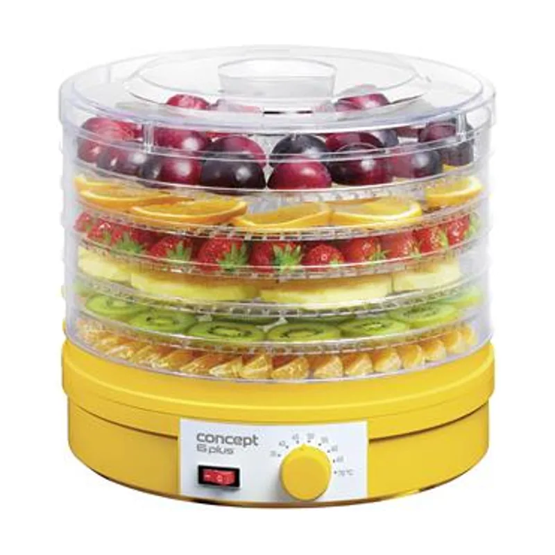 Concept SO1015 deshidratador de alimentos Amarillo 245 W