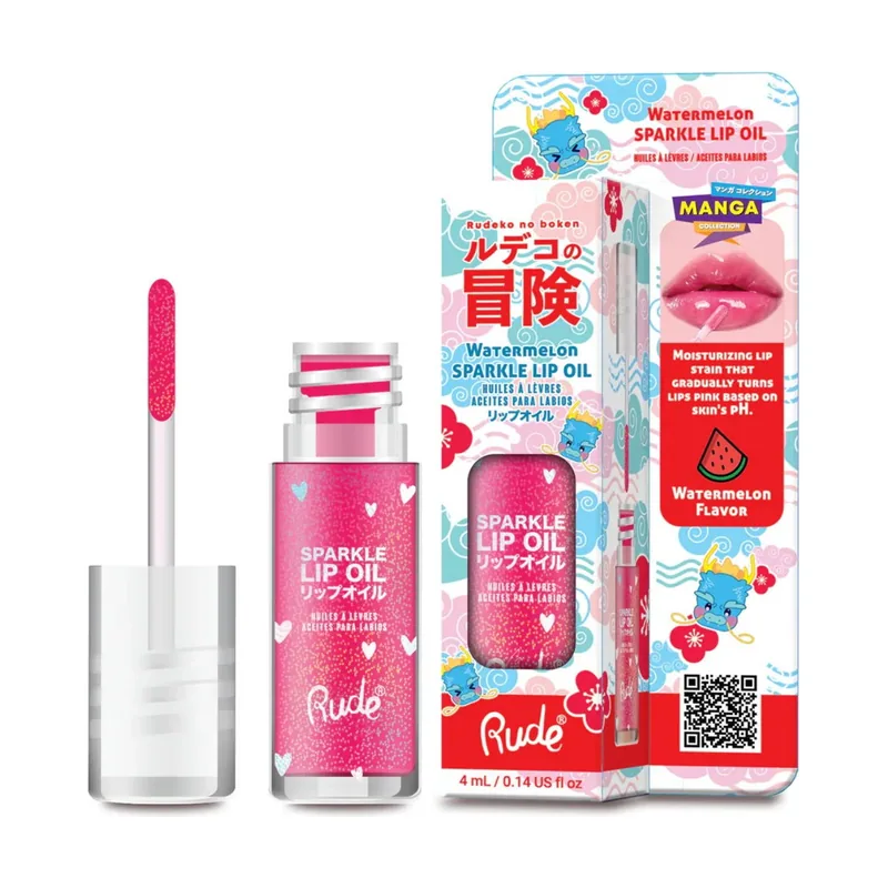 Rude cosmetics RUDE Colección Manga Sparkle Lip Oil