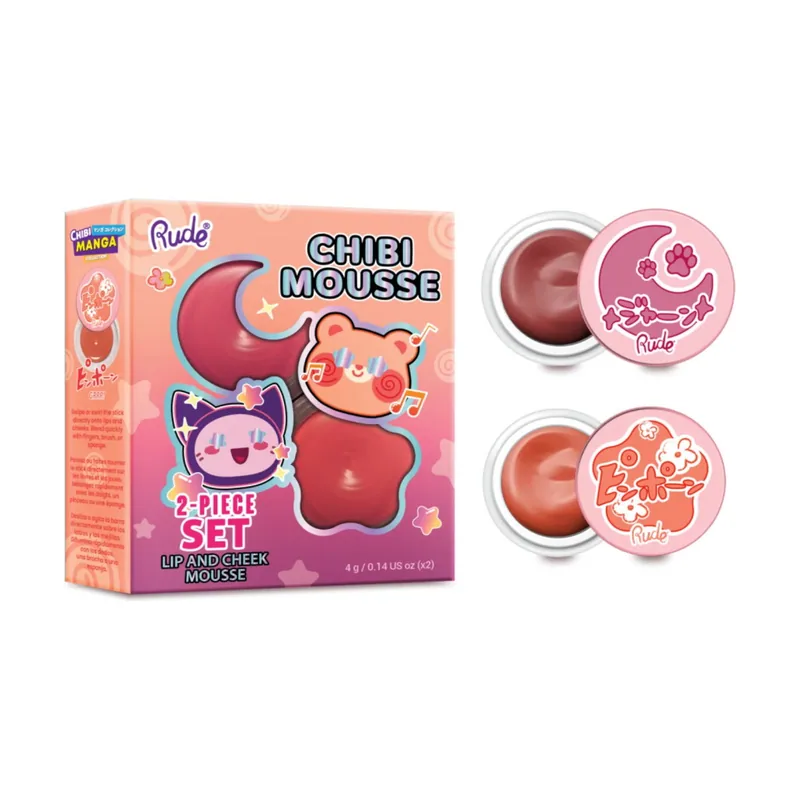 Rude cosmetics Set chibi mousse