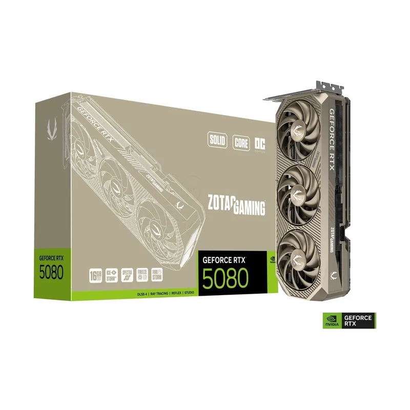 Zotac Karta graficzna gaming geforce rtx 5080 solid