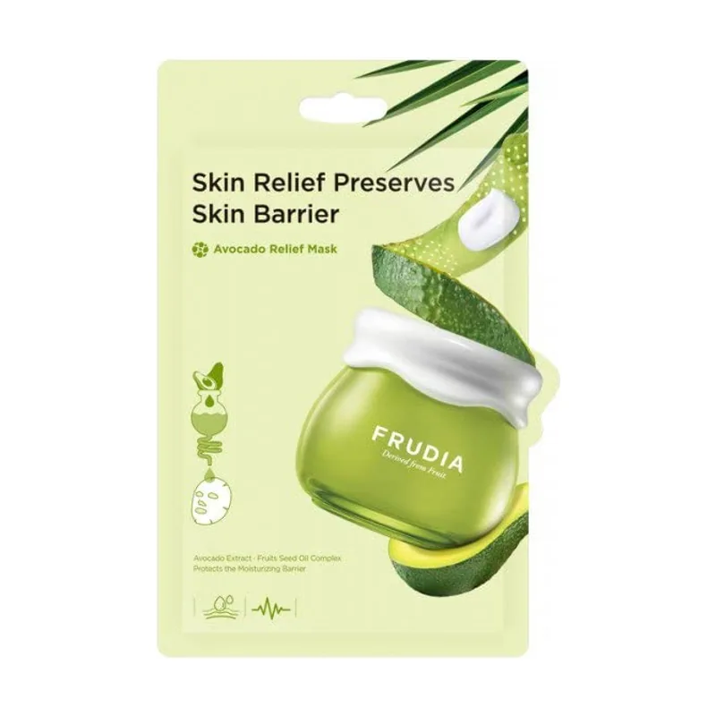 Frudia Mascarilla Facial Aliviadora de Aguacate Calmante Avocado sheet mask