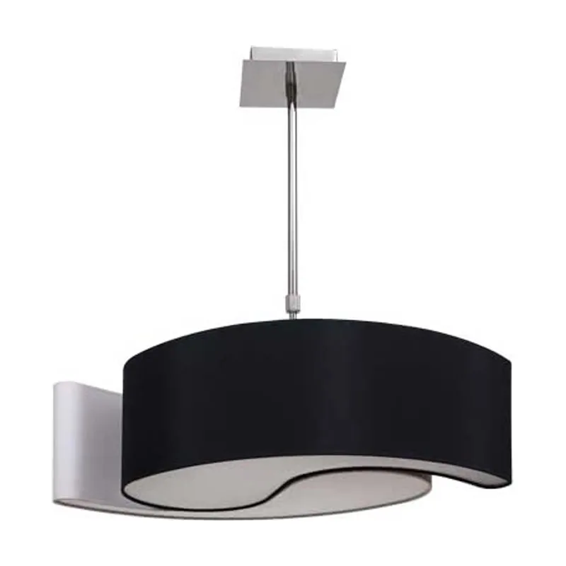 Abrila Mi Lampara Sobremesa Ying-yang Negro 1xe14 36x36