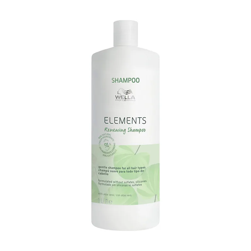 Wella Professionals ELEMENTS Champú Renovador Suave Sin Sulfatos Todo tipo de Cabellos 1000 ml