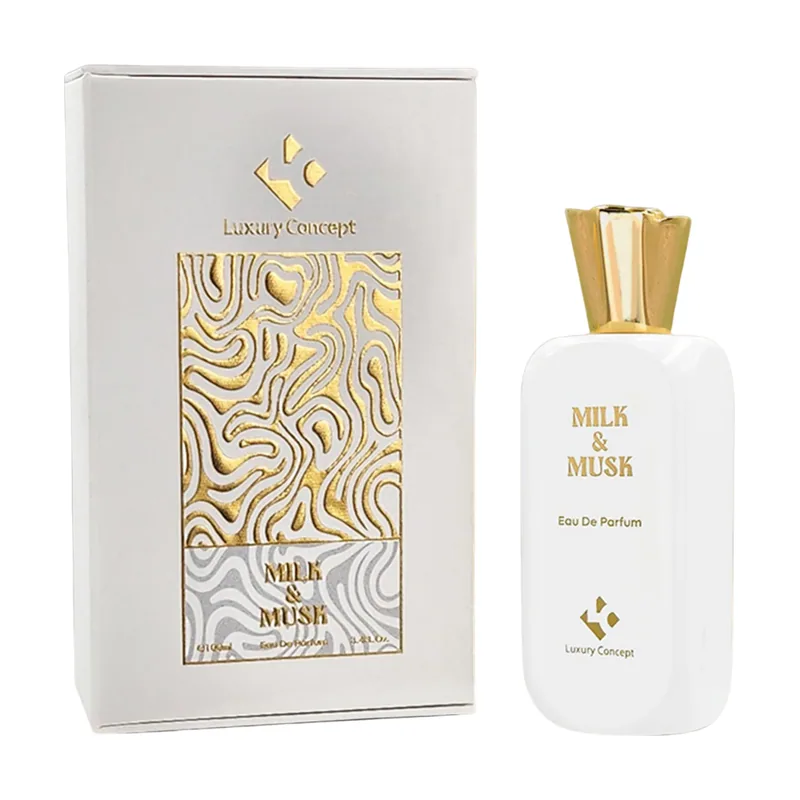Luxury concept milk & musk