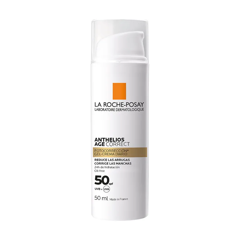La Roche-Posay ANTHELIOS AGE CORRECT fotocorrección diario con ácido hialurónico y niacinamida SPF50 50 ml