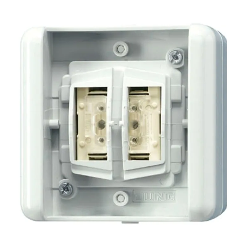 Jung 8472.01ledw knx taster ba 2fach wg tasterstellung