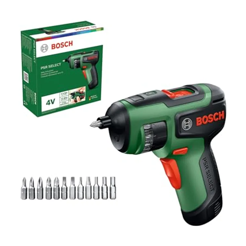 Bosch PSR SELECT Atornillador a batería puntas