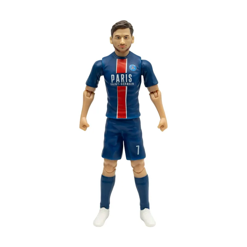 Banbo toys Sockers Paris Saint-Germain Khvicha Kvaratskhelia Figura de acción de fútbol Coleccionable de 8 Pulgadas