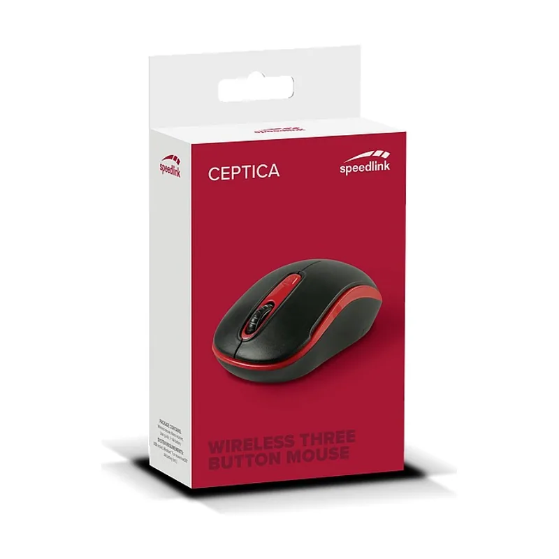 Speedlink Ceptica ratón Oficina Ambidextro RF inalámbrico Óptico 1600 DPI