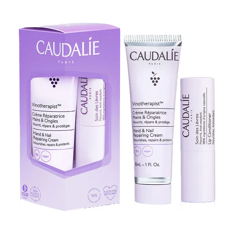 Caudalie Vinotherapist Manos Y Labios Estuche 2 pz