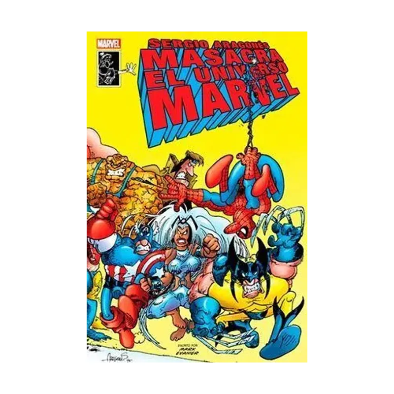 Sergio Aragonés masacra el Universo Marvel