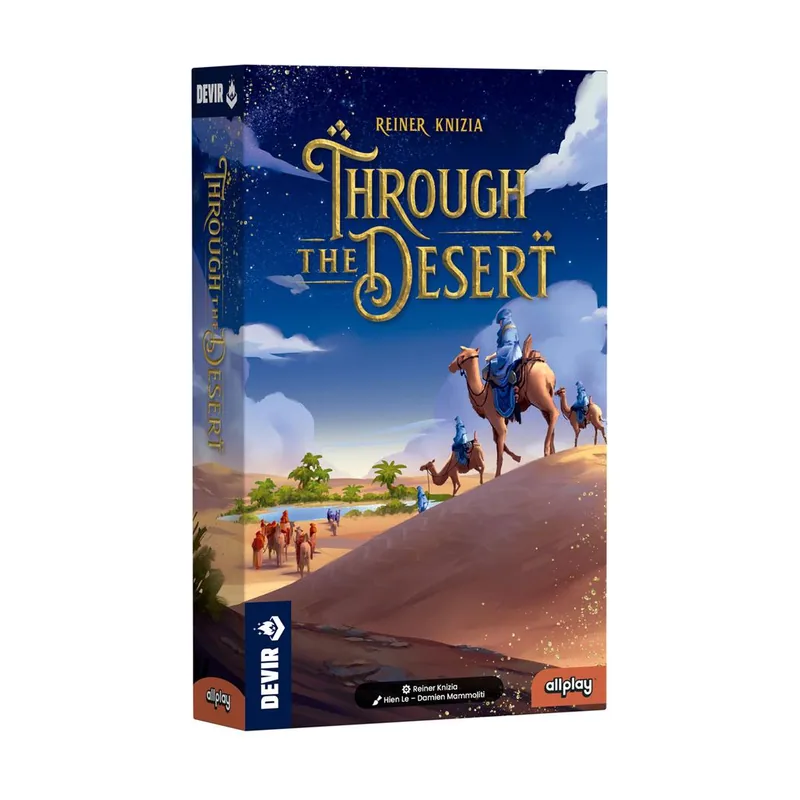 Devir Through The Desert Juego de Mesa de Estrategia en el Desierto con Camellos