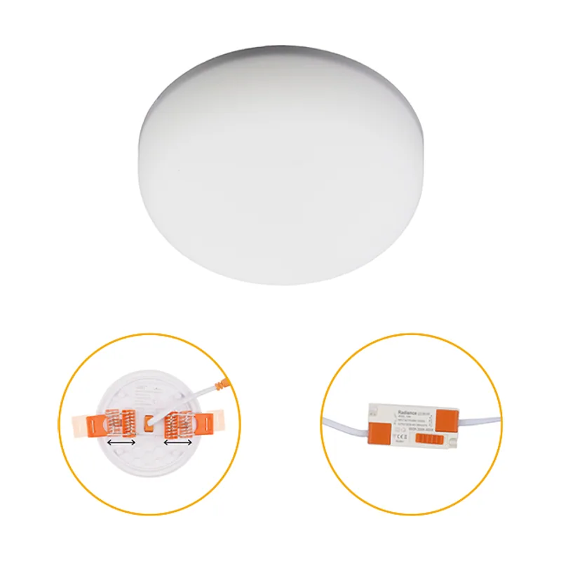 Lumit Downlight empotrable lira cct redondo 10w led 1000lm 3000-4000-6500k al.2xd.8,5cm