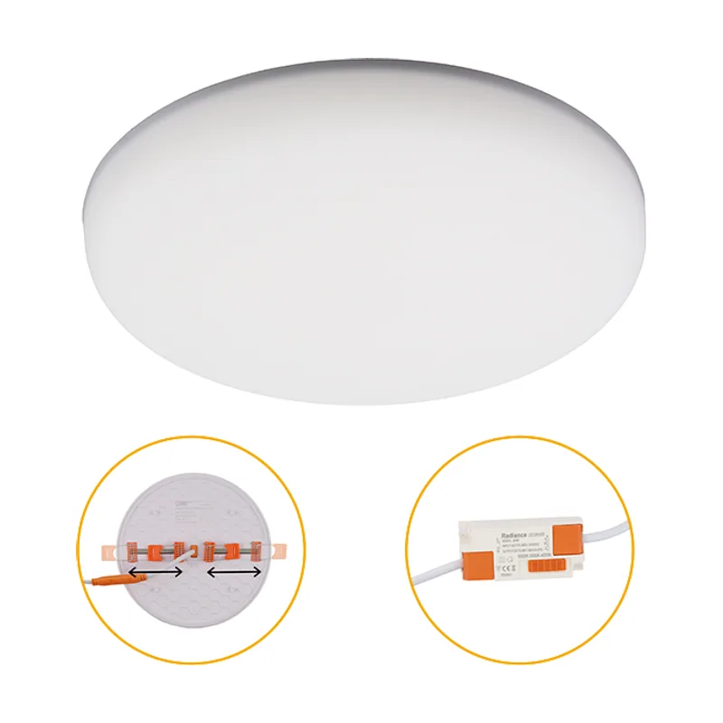 Lumit Downlight empotrable lira cct redondo 24w led 2600lm 3000-4000-6500k al.2xd.17cm