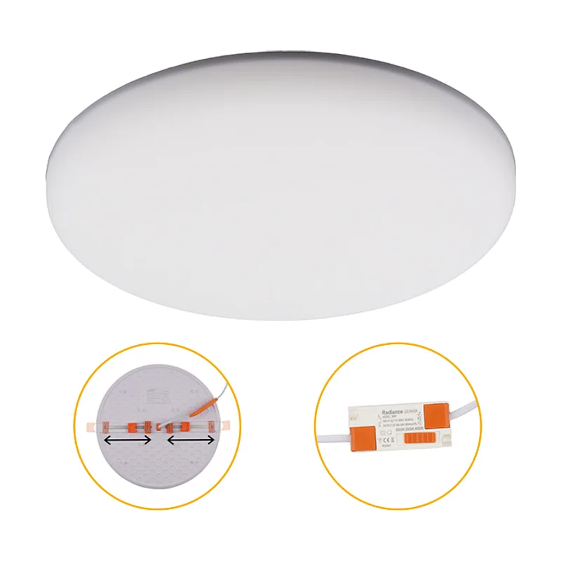 Lumit Downlight empotrable lira cct redondo 36w led 4000lm 3000-4000-6500k al.2xd.22cm