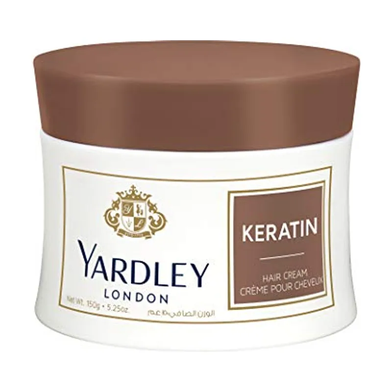 Yardley Keratin Hair Cream 150G para uso profesional para mejorar el rendimiento en cada uso con medida o especificación 150G