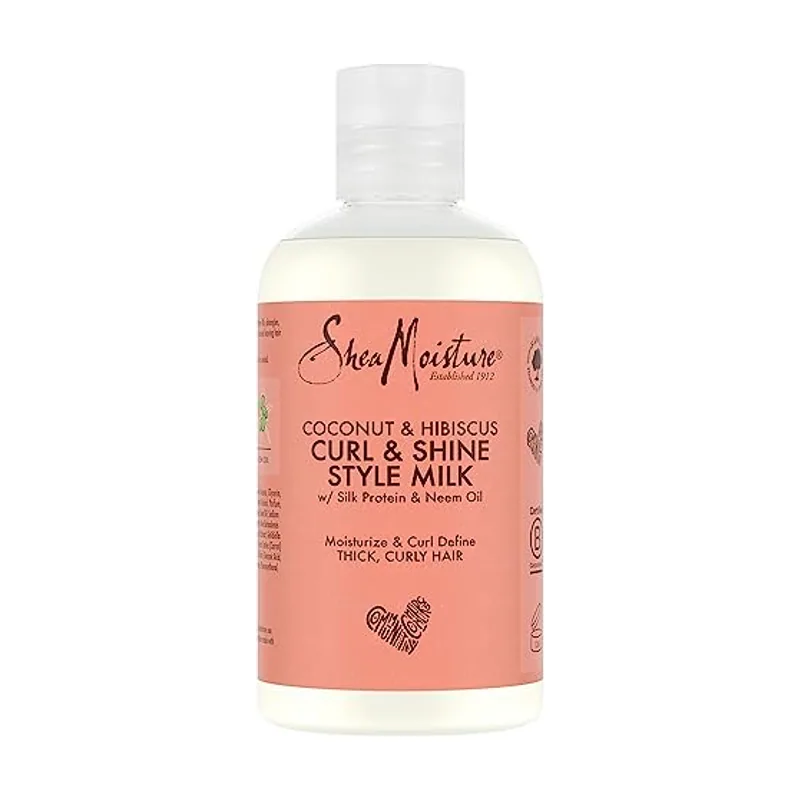 Shea Moisture Leche modeladora para rizos con coco e hibisco