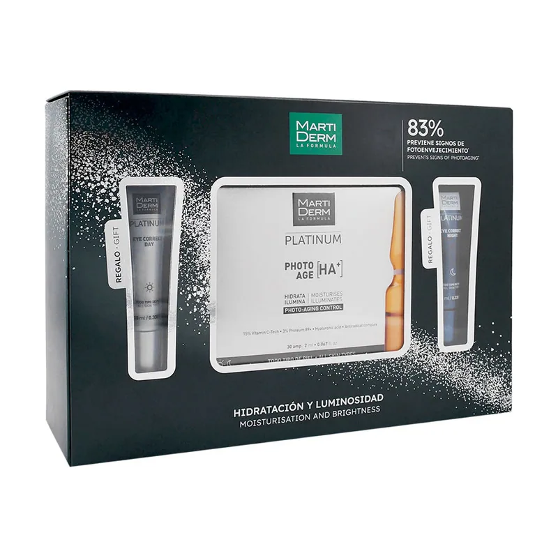 Martiderm Platinum PHOTO-AGE 30 Ampollas Estuche 2 pz
