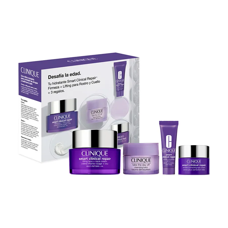 Clinique Clinical Repair Lifting Para Rostro Y Cuello Estuche 4 pz