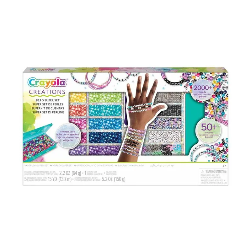 Crayola Creations Súper Set Letras y Joyas