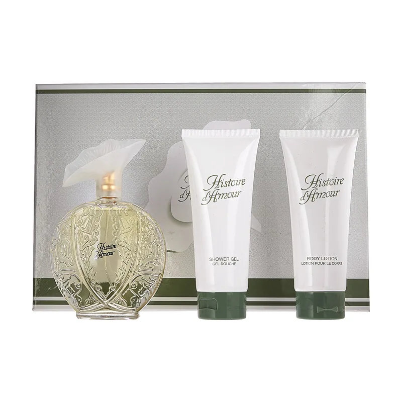 Aubusson historie d'amour gift set edp + body lotion + shower gel