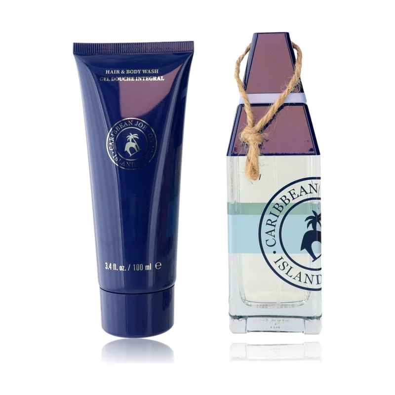 Caribbean joe azure sails gift set edt + hair & body wash