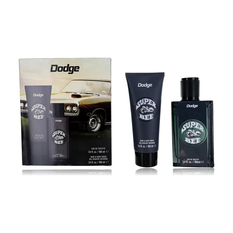 Dodge legacy super bee gift set edt + hair & body wash
