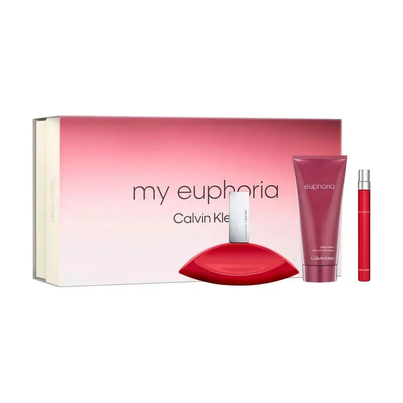Calvin Klein my euphoria gift set edp + edp + body lotion