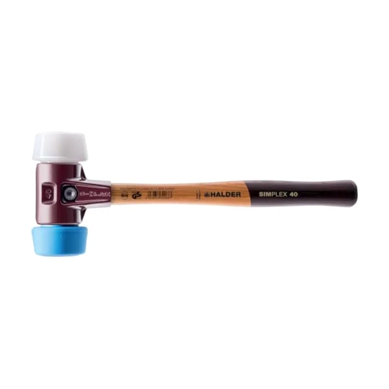 Halder 3017.051 50 mazo de 40 W/grande suave azul de goma y Superplastic Face